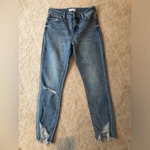 Pistola crop skinny jeans